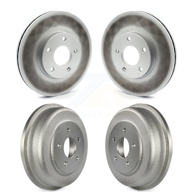 Genius KG-101449 Disc Brake Rotor and Hub Assembly for 2010-2013 Ford Transit Connect - Front and Rear