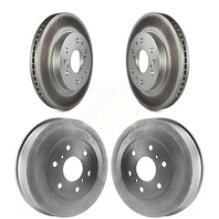 Genius KG-101451 Disc Brake Rotor and Hub Assembly for 2009-2013 Chevrolet Silverado 1500, GMC Sierra 1500 - Front and Rear