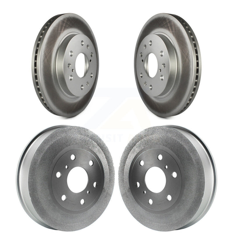 Genius KG-101451 Disc Brake Rotor and Hub Assembly for 2009-2013 Chevrolet Silverado 1500, GMC Sierra 1500 - Front and Rear