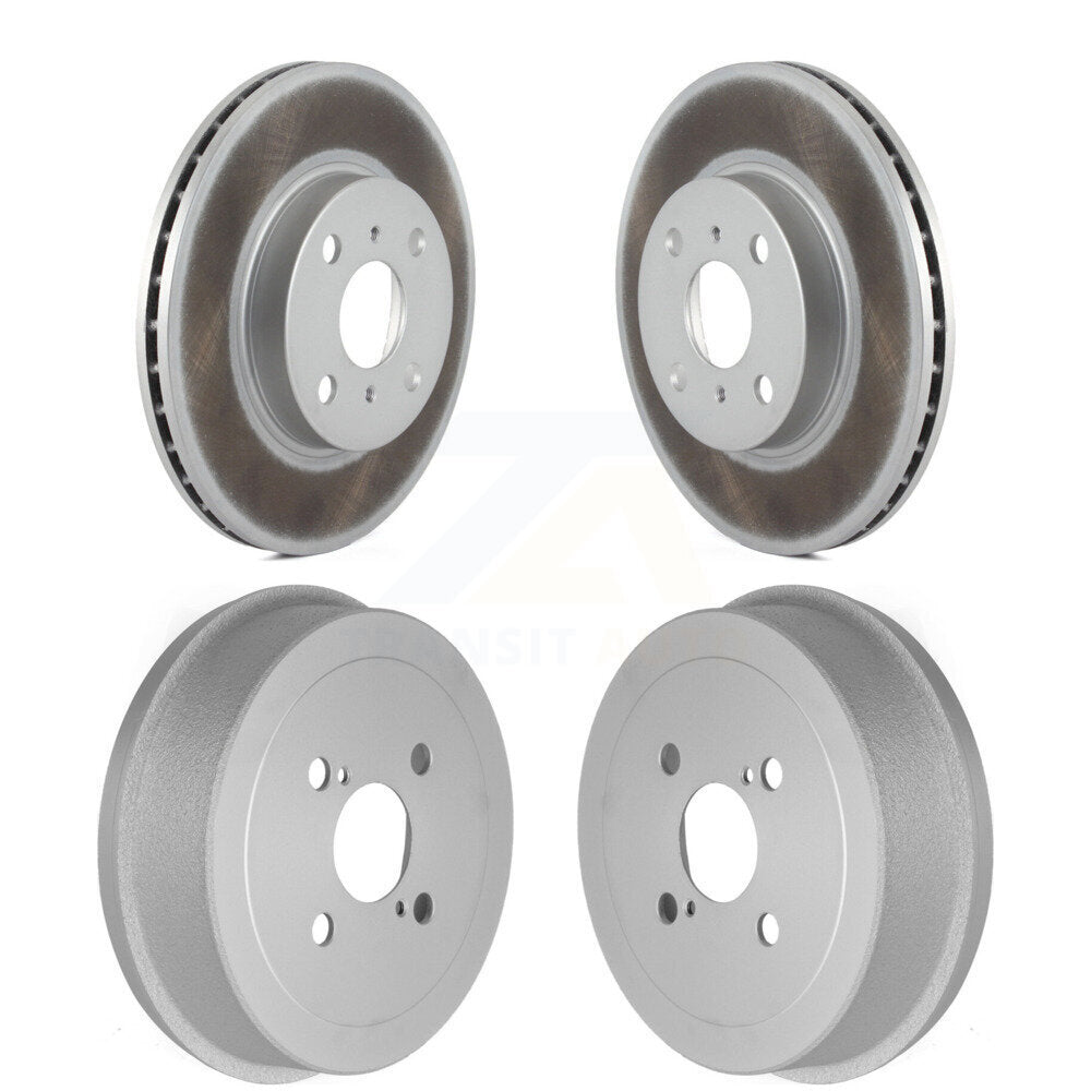 Genius KG-101453 Disc Brake Rotor and Hub Assembly for 1993-2002 Chevrolet Prizm, Geo Prizm, Toyota Corolla - Front and Rear