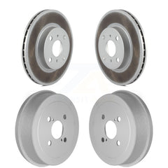 Genius KG-101453 Disc Brake Rotor and Hub Assembly for 1993-2002 Chevrolet Prizm, Geo Prizm, Toyota Corolla - Front and Rear