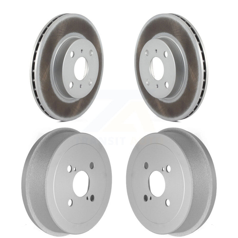Genius KG-101453 Disc Brake Rotor and Hub Assembly for 1993-2002 Chevrolet Prizm, Geo Prizm, Toyota Corolla - Front and Rear