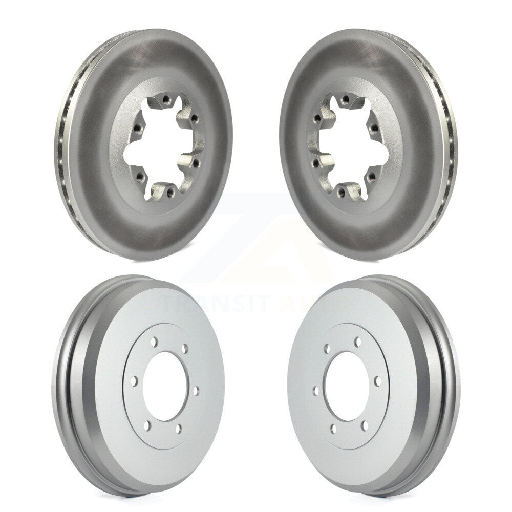 Genius KG-101454 Disc Brake Rotor and Hub Assembly for 2004-2008 Isuzu i-290, Isuzu i-370 and More - Front and Rear