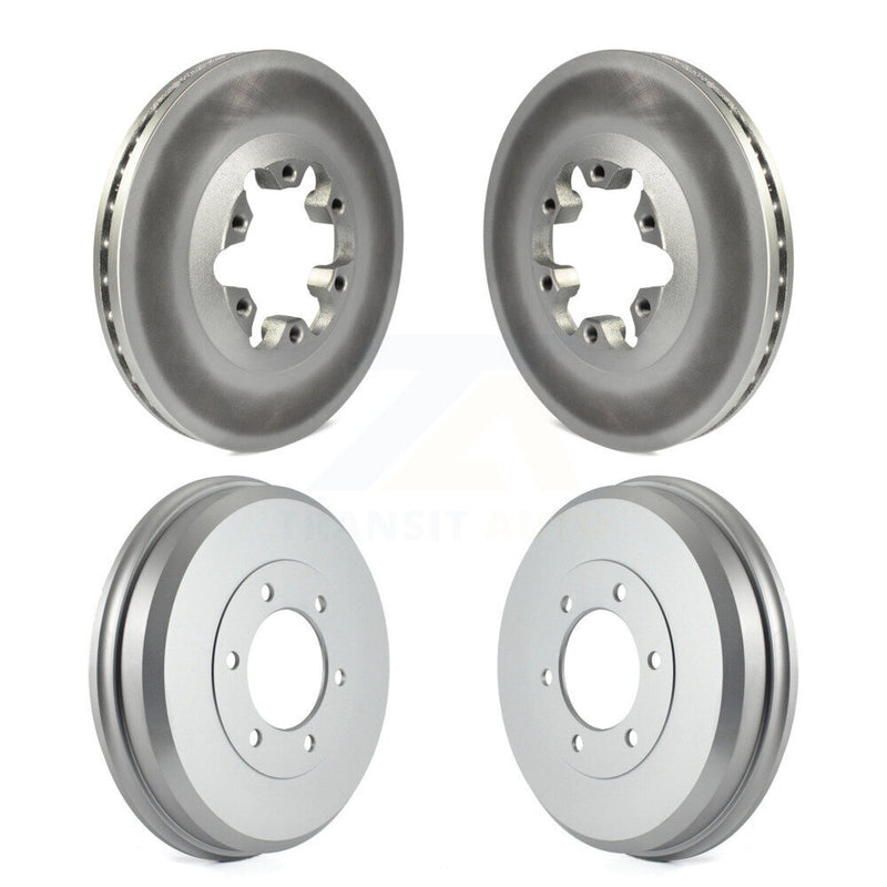 Genius KG-101454 Disc Brake Rotor and Hub Assembly for 2004-2008 Isuzu i-290, Isuzu i-370 and More - Front and Rear