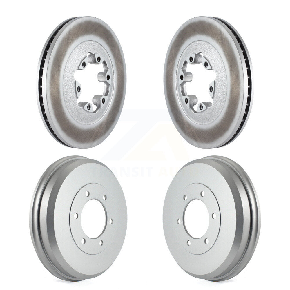 Genius KG-101455 Disc Brake Rotor and Hub Assembly for 2009-2012 Chevrolet Colorado, GMC Canyon - Front and Rear