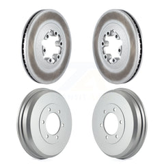 Genius KG-101455 Disc Brake Rotor and Hub Assembly for 2009-2012 Chevrolet Colorado, GMC Canyon - Front and Rear