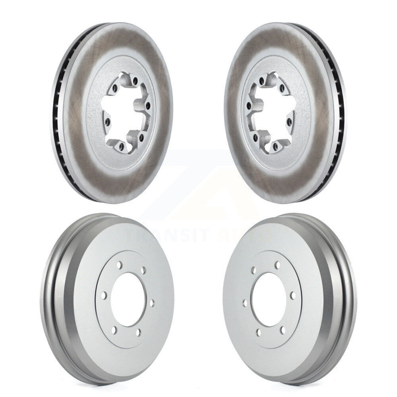 Genius KG-101455 Disc Brake Rotor and Hub Assembly for 2009-2012 Chevrolet Colorado, GMC Canyon - Front and Rear