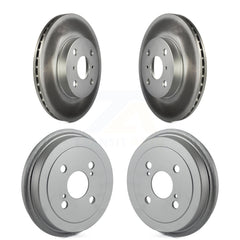 Genius KG-101456 Disc Brake Rotor and Hub Assembly for 2000-2005 Toyota Echo - Front and Rear