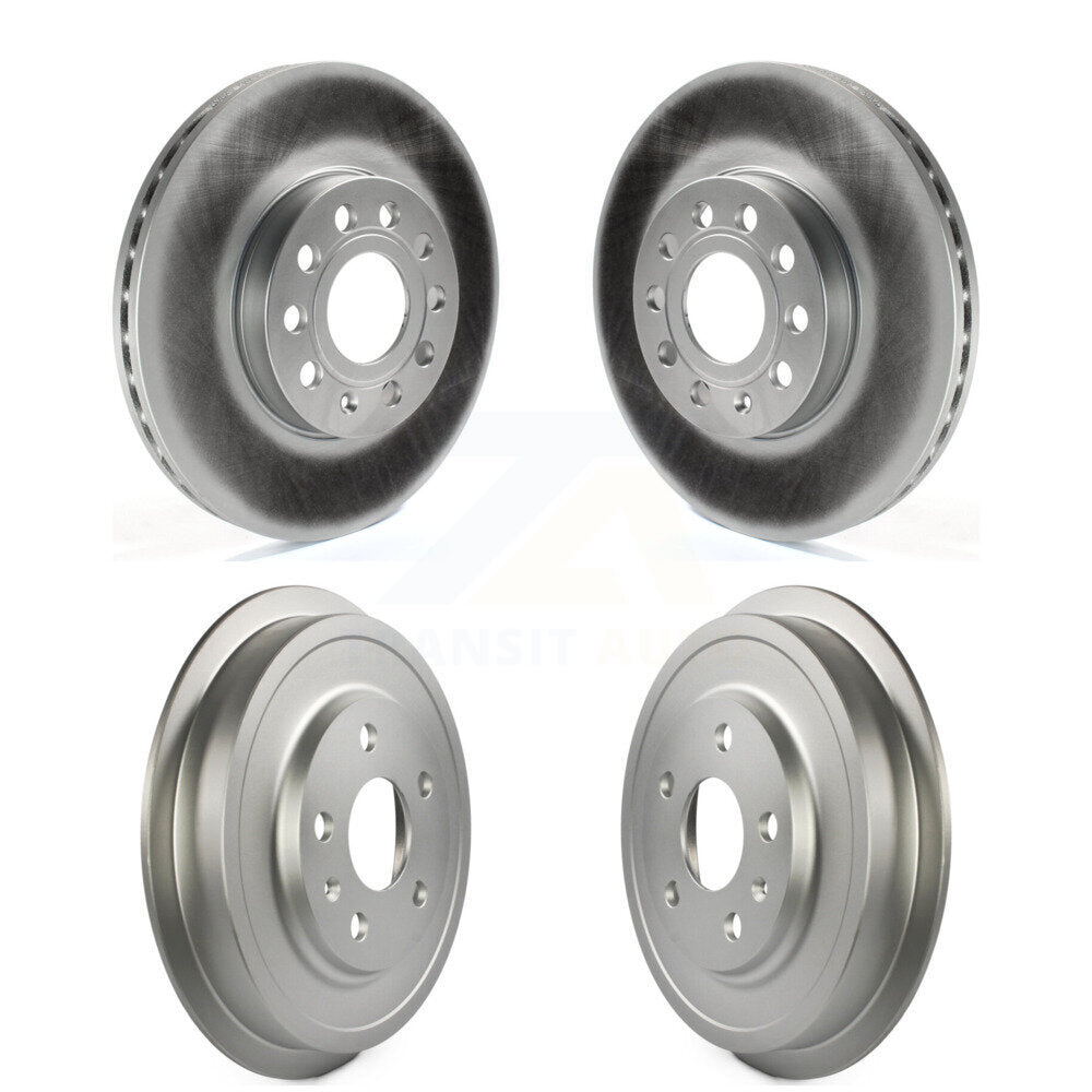 Genius KG-101459 Disc Brake Rotor and Hub Assembly for 2011-2012 Volkswagen Beetle, Volkswagen Jetta - Front and Rear