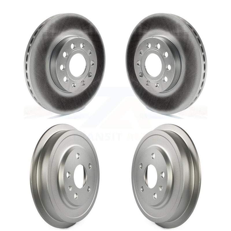 Genius KG-101459 Disc Brake Rotor and Hub Assembly for 2011-2012 Volkswagen Beetle, Volkswagen Jetta - Front and Rear