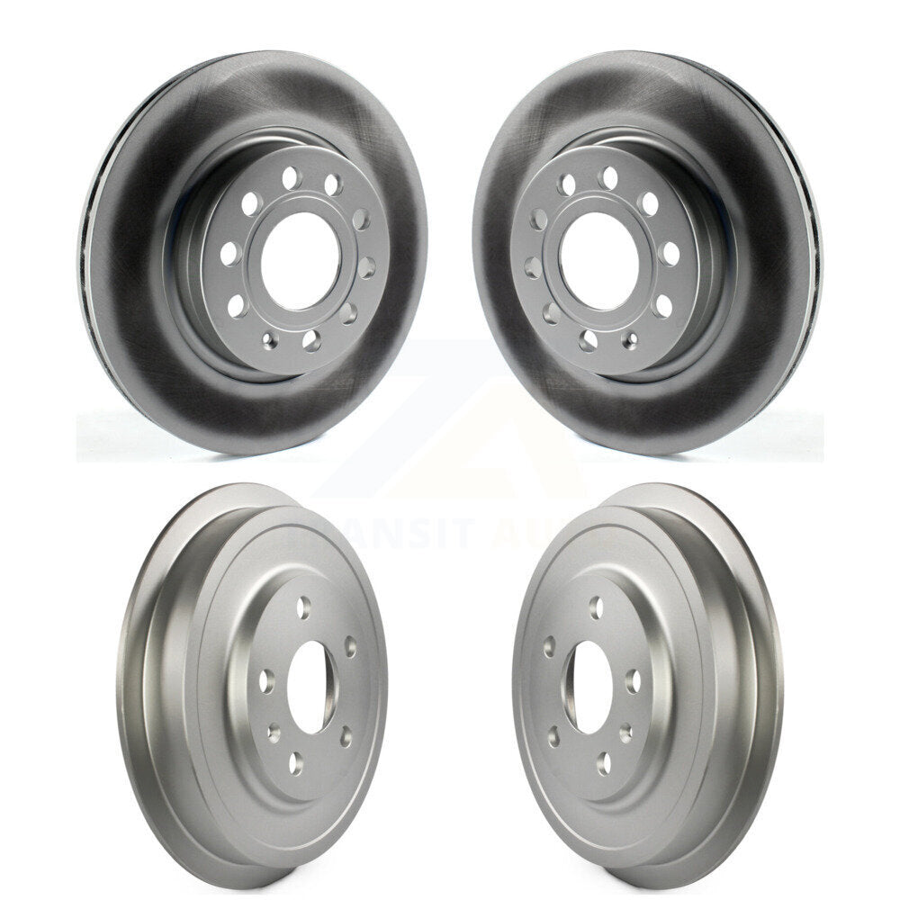 Genius KG-101460 Disc Brake Rotor and Hub Assembly for 2011-2012 Volkswagen Jetta - Front and Rear