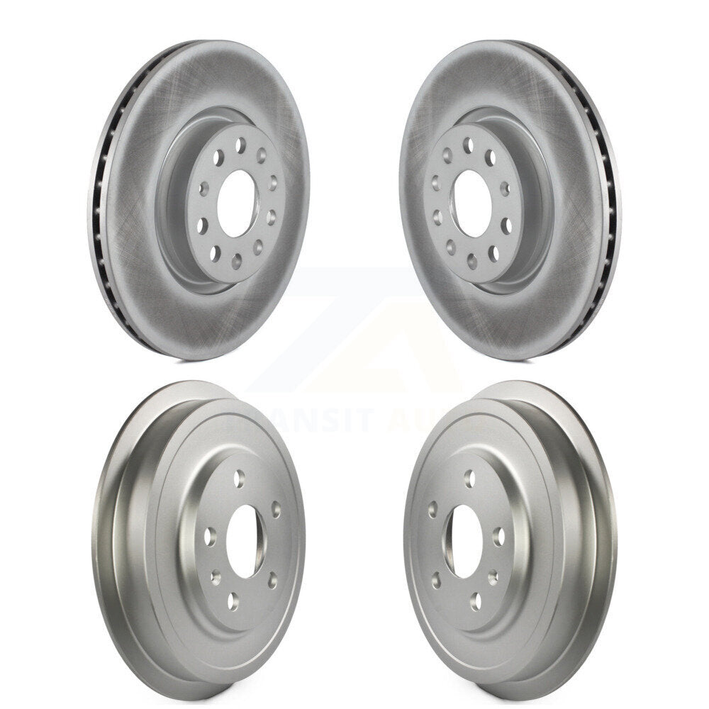 Genius KG-101461 Disc Brake Rotor and Hub Assembly for 2011-2012 Volkswagen Beetle, Volkswagen Jetta - Front and Rear