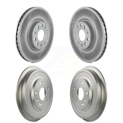 Genius KG-101461 Disc Brake Rotor and Hub Assembly for 2011-2012 Volkswagen Beetle, Volkswagen Jetta - Front and Rear