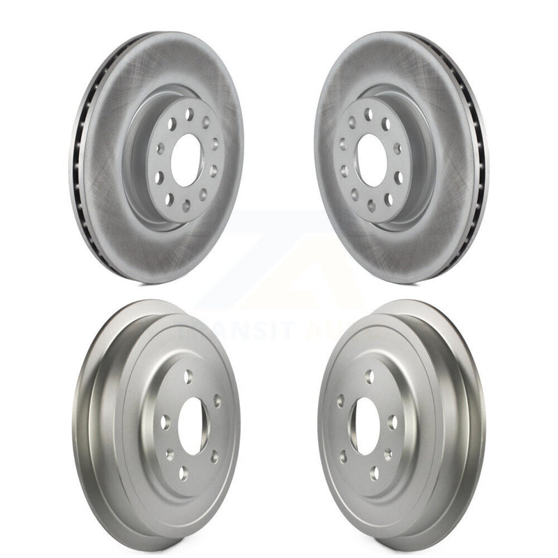 Genius KG-101461 Disc Brake Rotor and Hub Assembly for 2011-2012 Volkswagen Beetle, Volkswagen Jetta - Front and Rear