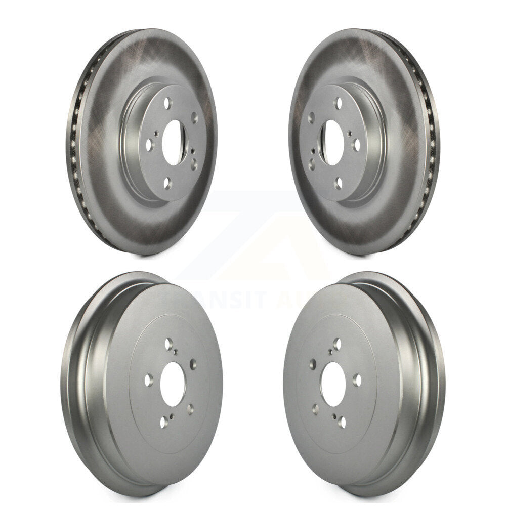 Genius KG-101464 Disc Brake Rotor and Hub Assembly for 2009-2019 Toyota Corolla - Front and Rear