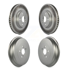 Genius KG-101464 Disc Brake Rotor and Hub Assembly for 2009-2019 Toyota Corolla - Front and Rear