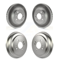 Genius KG-101466 Disc Brake Rotor and Hub Assembly for 2006-2011 Hyundai Accent, Kia Rio, Kia Rio5 - Front and Rear