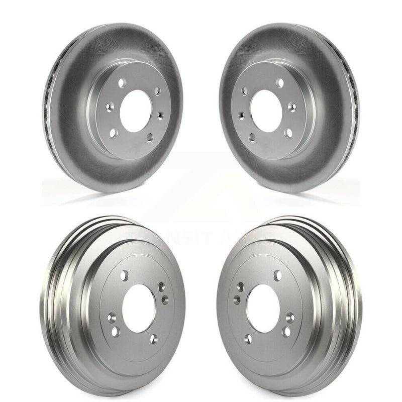 Genius KG-101466 Disc Brake Rotor and Hub Assembly for 2006-2011 Hyundai Accent, Kia Rio, Kia Rio5 - Front and Rear