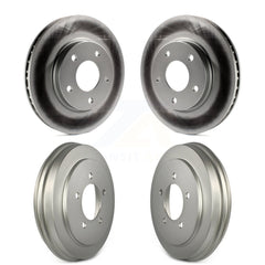 Genius KG-101468 Disc Brake Rotor and Hub Assembly for 2007-2012 Dodge Caliber - Front and Rear
