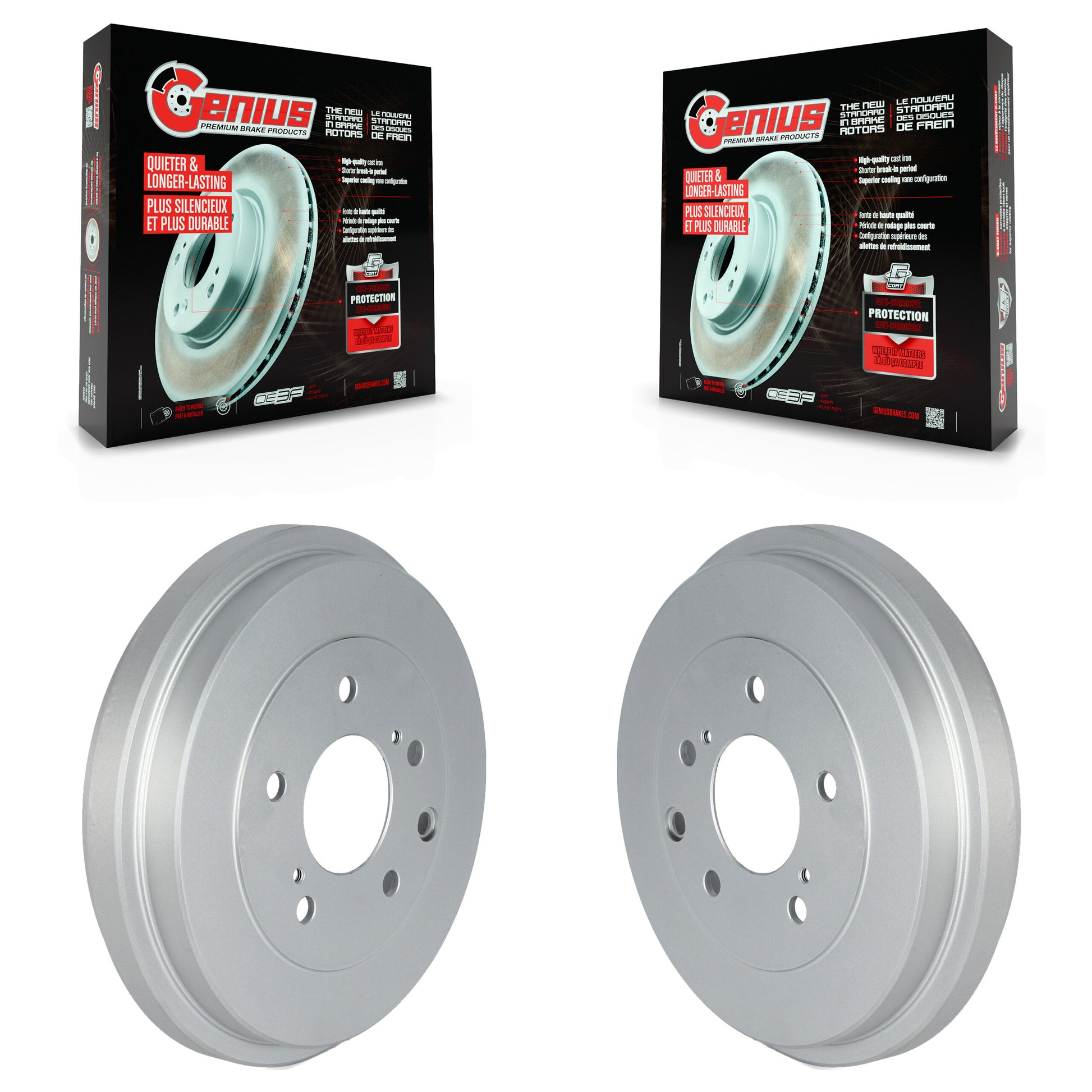 Genius KG-101492 Brake Drum for 2013-2022 Nissan Sentra - Rear