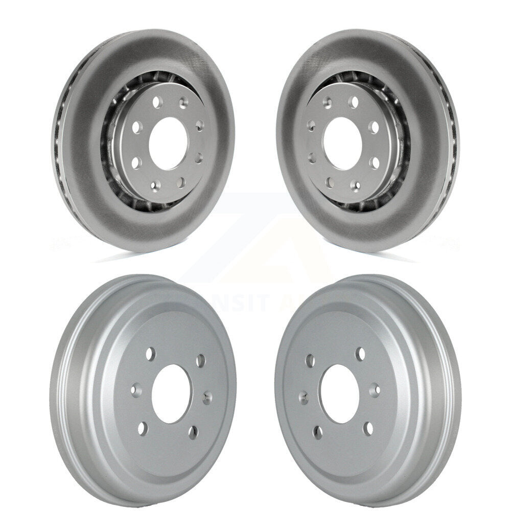 Genius KG-101493 Disc Brake Rotor and Hub Assembly for 2004-2015 Chevrolet Spark, Pontiac G3 and More - Front and Rear