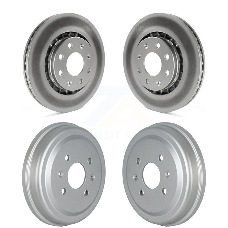 Genius KG-101493 Disc Brake Rotor and Hub Assembly for 2004-2015 Chevrolet Spark, Pontiac G3 and More - Front and Rear