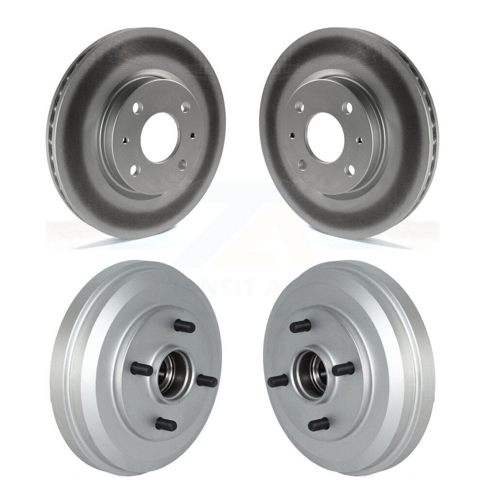 Genius KG-101495 Disc Brake Rotor and Hub Assembly for 2009-2011 Ford Focus - Front and Rear