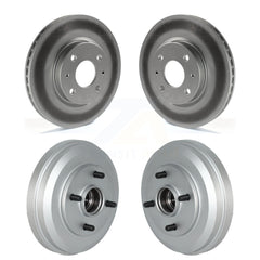 Genius KG-101495 Disc Brake Rotor and Hub Assembly for 2009-2011 Ford Focus - Front and Rear