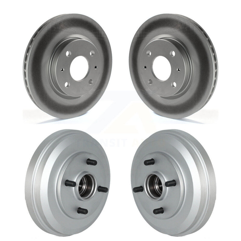 Genius KG-101495 Disc Brake Rotor and Hub Assembly for 2009-2011 Ford Focus - Front and Rear