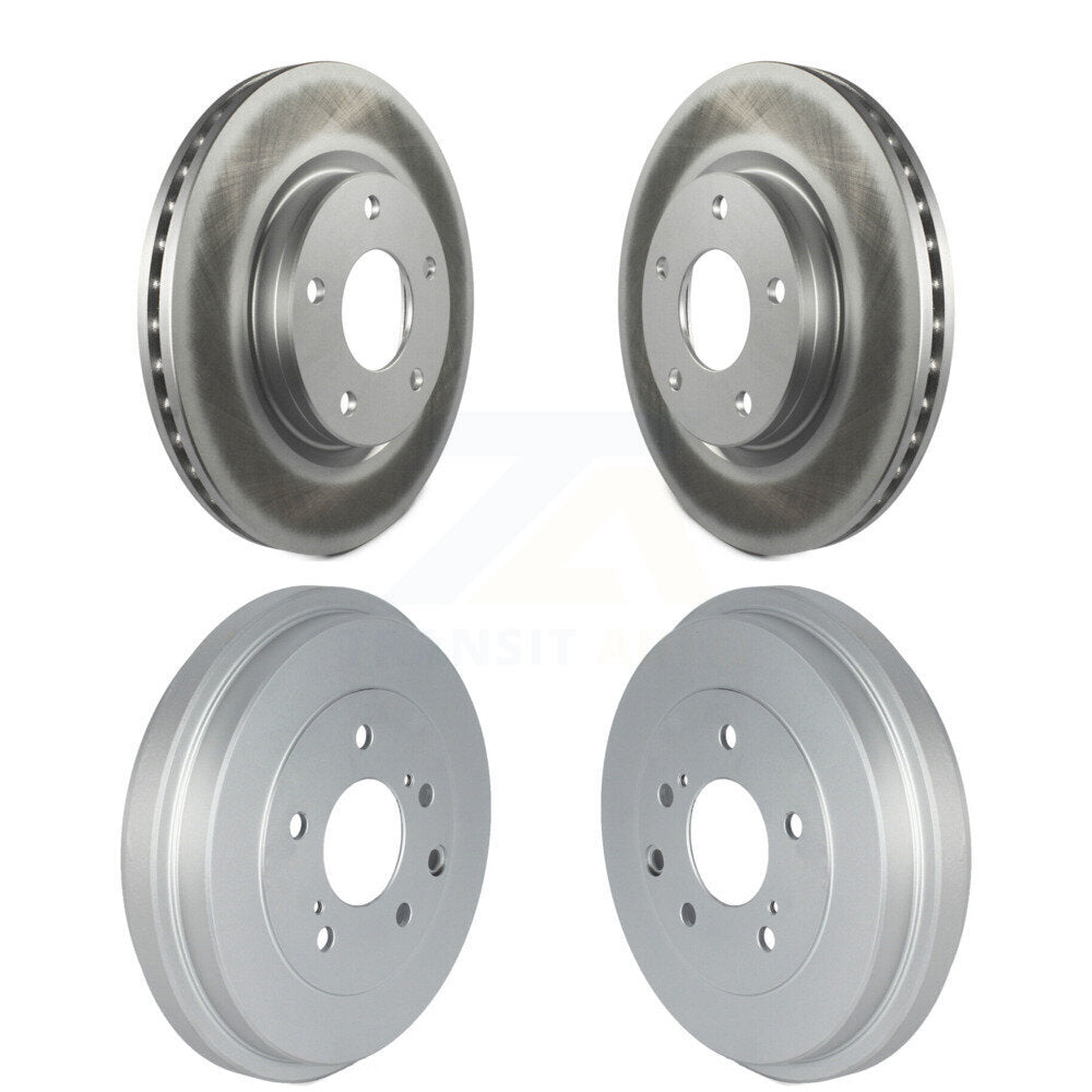 Genius KG-101496 Disc Brake Rotor and Hub Assembly for 2013-2019 Nissan Sentra - Front and Rear