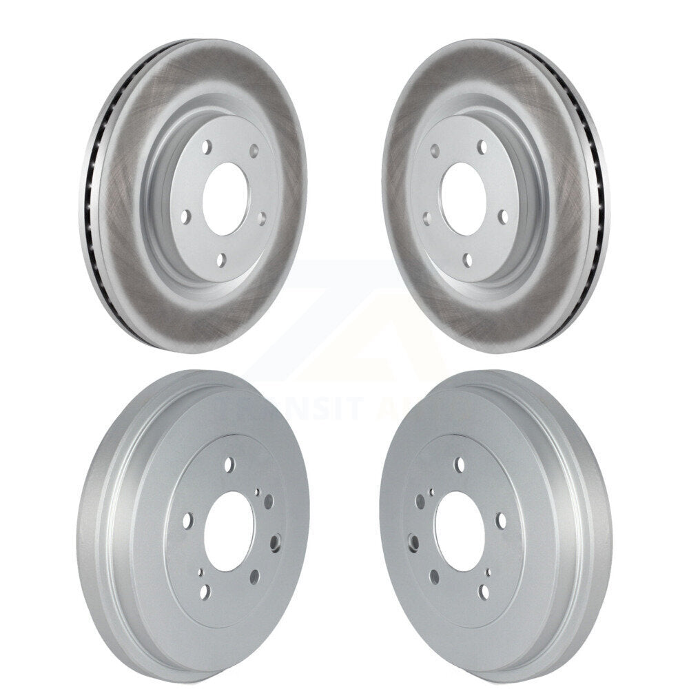 Genius KG-101497 Disc Brake Rotor and Hub Assembly for 2017-2019 Nissan Sentra - Front and Rear