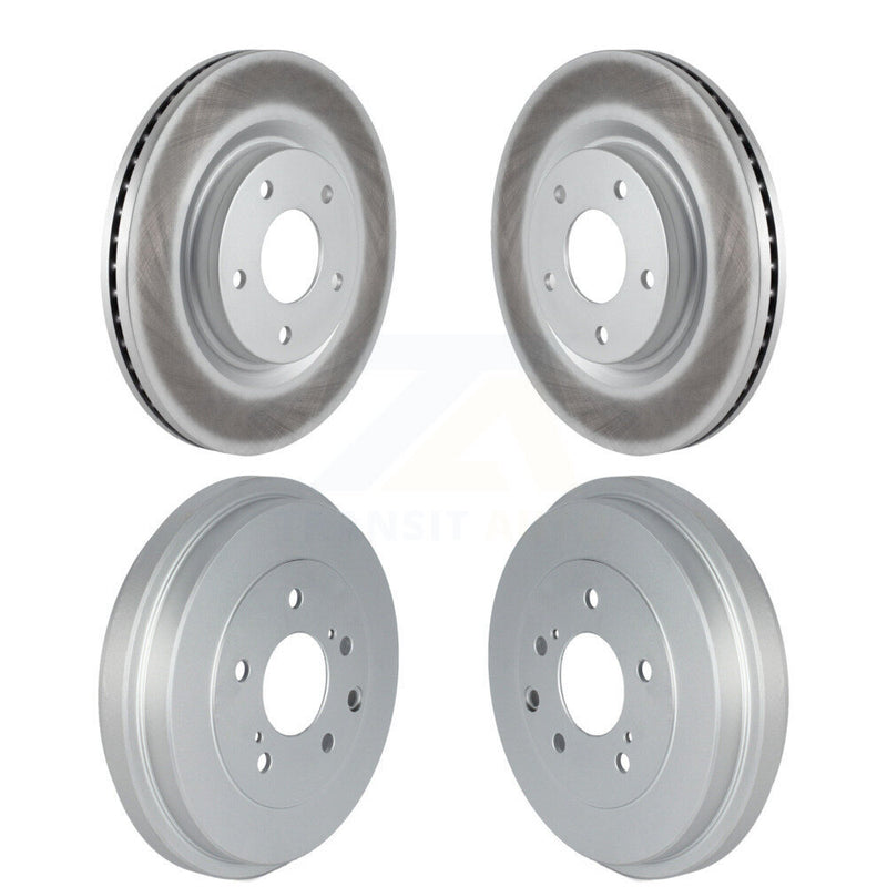 Genius KG-101497 Disc Brake Rotor and Hub Assembly for 2017-2019 Nissan Sentra - Front and Rear