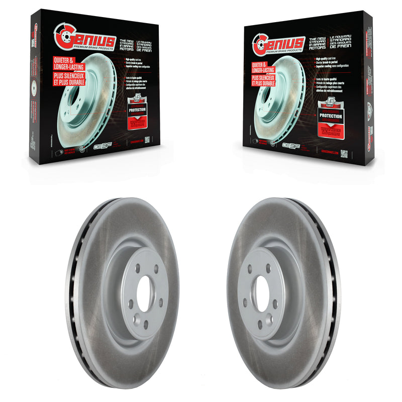 Genius KG-101516 Disc Brake Rotor for 2007-2018 Volvo S80, Volvo V60 and More - Front