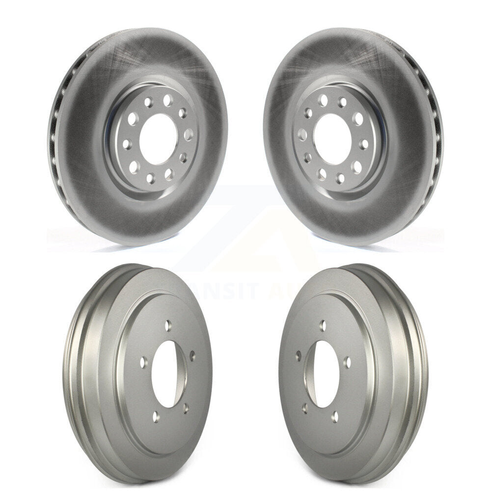 Genius KG-101523 Disc Brake Rotor and Hub Assembly for 2017 Jeep Compass - Front and Rear