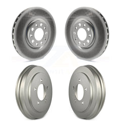 Genius KG-101523 Disc Brake Rotor and Hub Assembly for 2017 Jeep Compass - Front and Rear