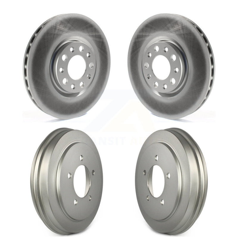 Genius KG-101523 Disc Brake Rotor and Hub Assembly for 2017 Jeep Compass - Front and Rear