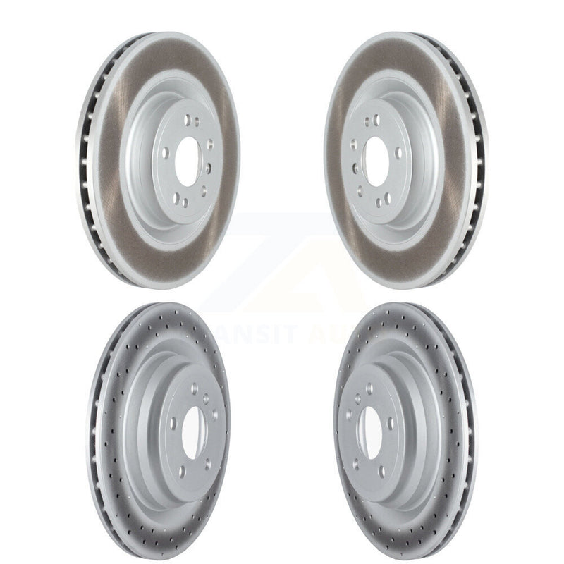 Genius KG-101526 Disc Brake Rotor for 2016-2019 Mercedes-Benz GLE400 - Front and Rear