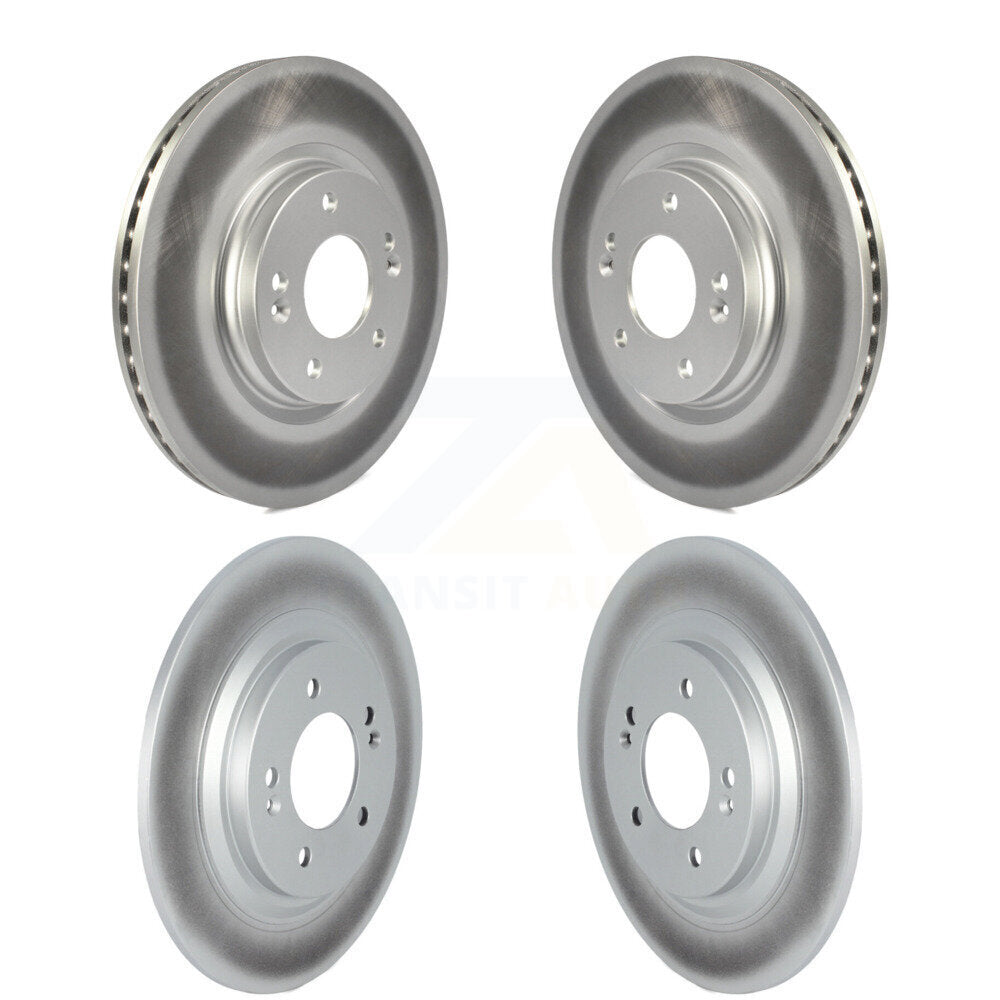 Genius KG-101533 Disc Brake Rotor for 2019-2023 Kia Soul EV, Hyundai Kona Electric, Kia Niro EV - Front and Rear