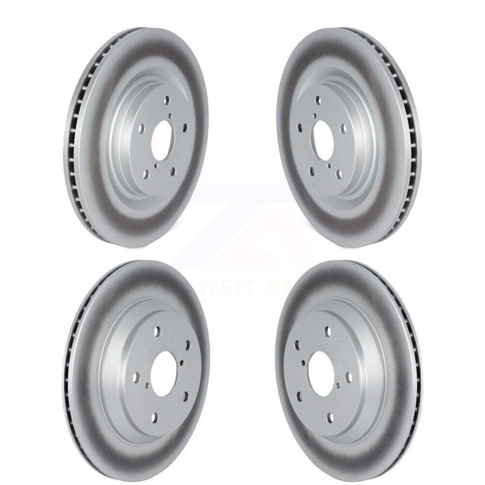 Genius KG-101555 Disc Brake Rotor for 2019-2024 Subaru Crosstrek, Subaru Forester - Front and Rear