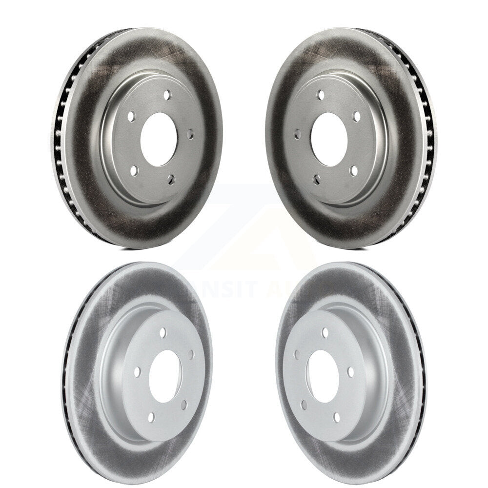 Genius KG-101574 Disc Brake Rotor for 2018-2024 Nissan LEAF - Front and Rear