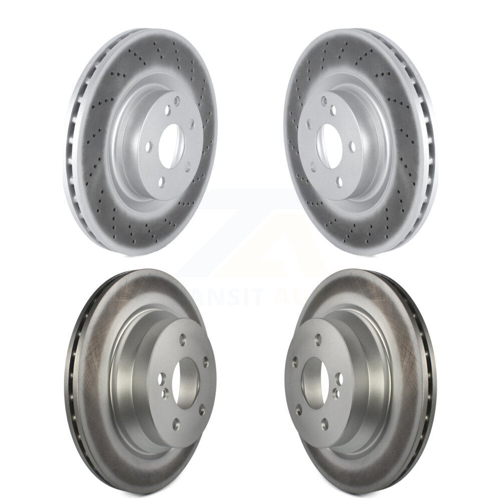 Genius KG-101576 Disc Brake Rotor for 2013-2016 Mercedes-Benz E400 - Front and Rear