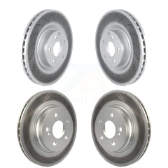 Genius KG-101585 Disc Brake Rotor for 2010-2016 Mercedes-Benz E550 - Front and Rear