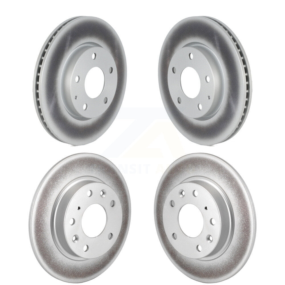 Genius KG-101591 Disc Brake Rotor for 2019-2024 Mazda 3, Mazda 3 Sport - Front and Rear
