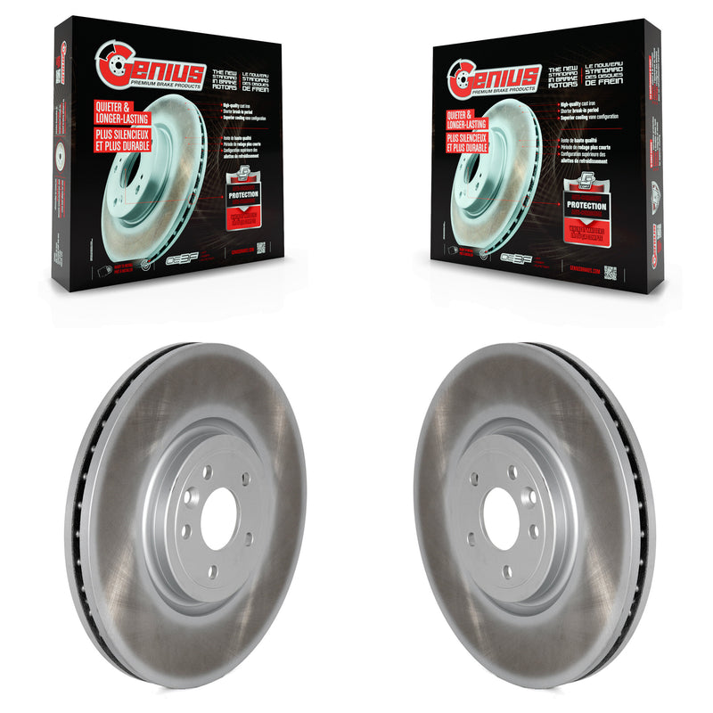 Genius KG-101597 Disc Brake Rotor for 2016-2024 Jaguar XE, Jaguar XF - Front