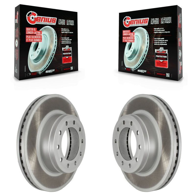 Genius KG-101625 Disc Brake Rotor for 2017-2023 Ford F-550 Super Duty, Ford F-600 Super Duty, Ford F-450 Super Duty - Front