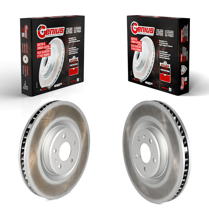 Genius KG-101632 Disc Brake Rotor for 2015-2018 Porsche Macan - Front