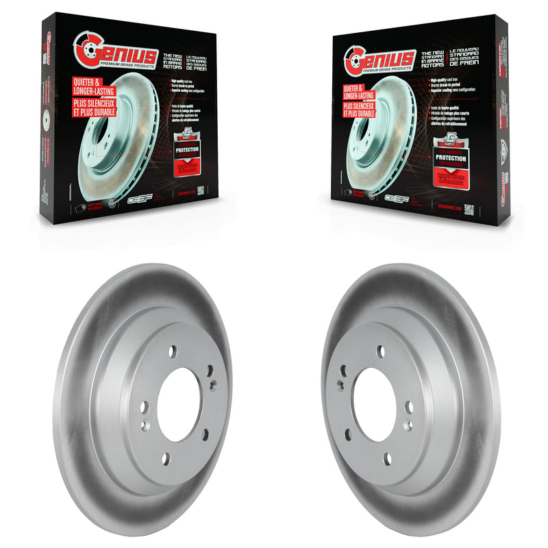 Genius KG-101642 Disc Brake Rotor for 2018-2025 Kia Seltos, Hyundai Kona, Kia Soul - Rear
