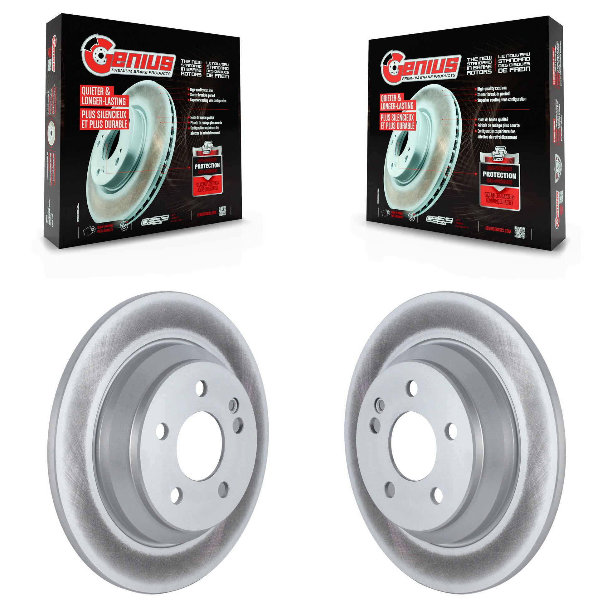 Genius KG-101643 Disc Brake Rotor for 2016-2023 Mercedes-Benz Metris - Rear