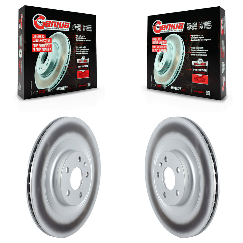 Genius KG-101644 Disc Brake Rotor for 2016-2025 Volvo C40 Recharge, Volvo XC40 Recharge, Volvo XC90 - Rear