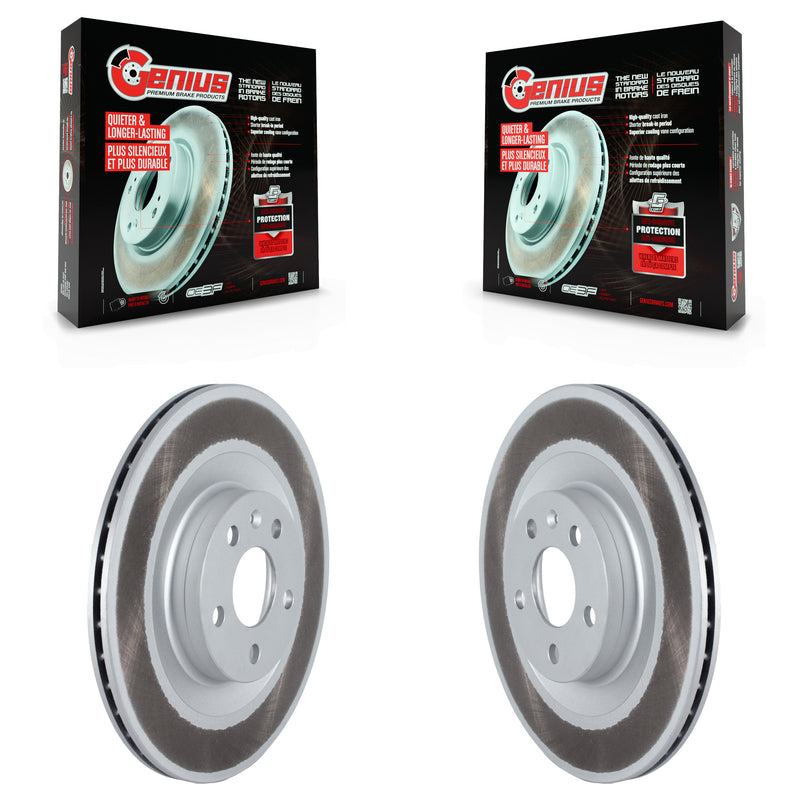 Genius KG-101645 Disc Brake Rotor for 2016-2025 Volvo V60 Cross Country, Volvo S60 and More - Rear